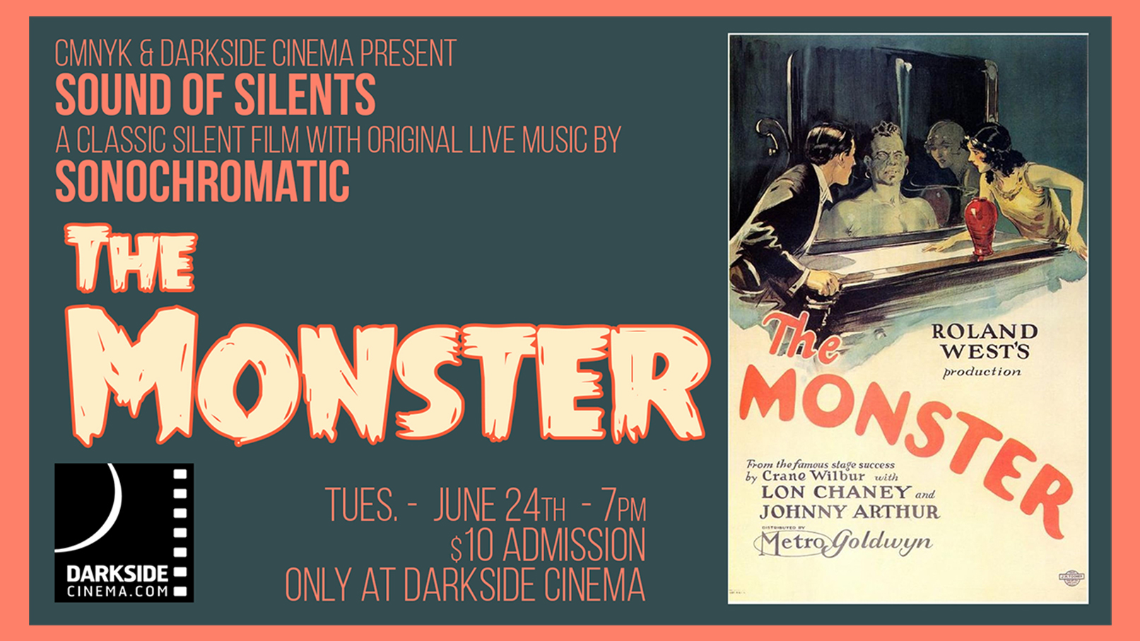 CMNYK PRESENTS: THE MONSTER (1925)